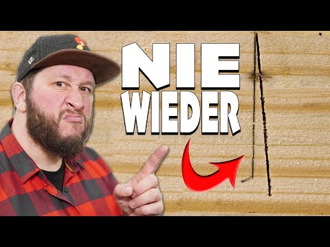 DAS brauchst du um NIE WIEDER schief zu sägen - einfaches JIG