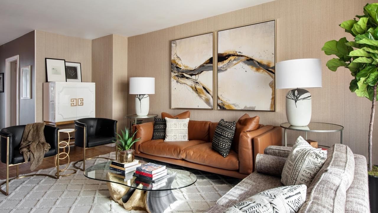 Leather Furniture in Modern Minimalist Living Room Designs