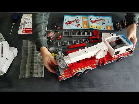 Nouveauté Playmobil unboxing   camion pompier (ref 70935)