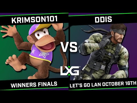 Krimson101 (Diddy Kong) vs DDIS (Snake) - LXG Let's Go LAN October 16th - Winners Finals