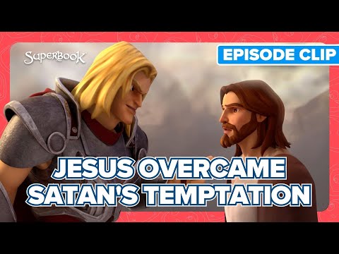 Jesus Was Tested in the Wilderness | Superbook - Jesus in the Wilderness English Clip