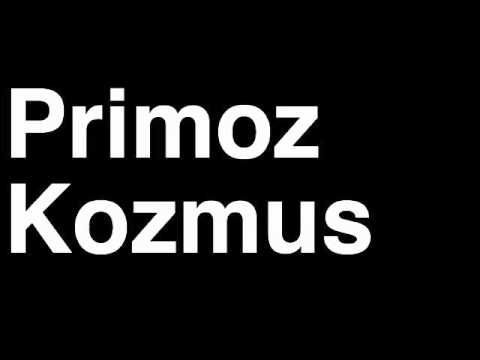 How to Pronounce Primoz Kozmus Slovenia Silver Medal Hammer Throw London 2012 Olympics Video