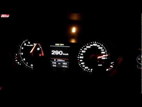 2012 Audi RS4 0-290 km/h Top Speed Vmax Launch Control Acceleration sport auto Christian Gebhardt