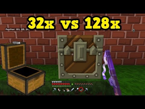 ibxtoycat - Minecraft BEDROCK 128x Texture Packs - How Much Better Are They?