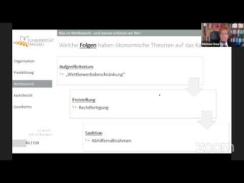 Vorlesung Kartellrecht (2020) - 1. Termin (Grundlagen)