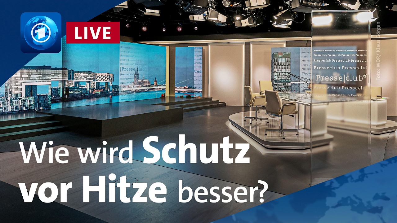 Tödliche Hitze: Warum sind wir so schlecht gewappnet? | ARD-Presseclub