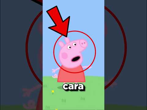 ¿Qué tiene peppa pig del otro lado de la cara? 😨 #peppapig #josativi #shorts #youtube