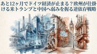 【ニュース解説】あと12ヶ月でドイツ経済が止まる？欧州が仕掛ける米トランプと中国へ弱みを握る逆依存（リバース・デペンデンシー）戦略とは