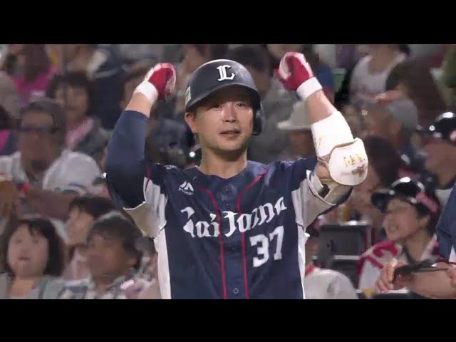 【6回表】相手の決め球を食らいついた!! ライオンズ・岡田の勝ち越し打!! 2018/5/23 H-L