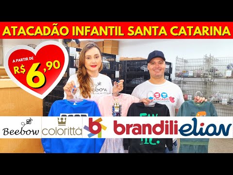 ROUPA INFANTIL (A PARTIR DE R$6,90) ATACADÃO DE FÁBRICAS DE SANTA CATARINA