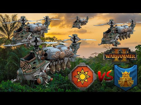 A UNHOLY, CURSED DAWI AIRFORCE BUILD - Dwarfs vs Lizardmen | Total War Warhammer 2