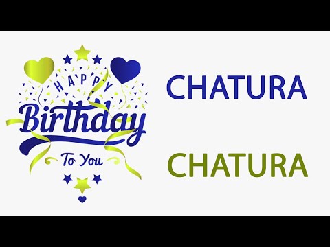 Happy Birthday to Chatura - Hindi Birthday Wish From Birthday Bash
