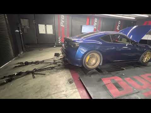 Toyota 86 turbo dyno run greddy v2 kit