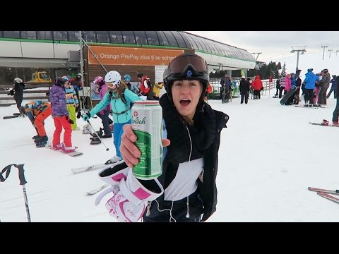 Skiing in Romania!