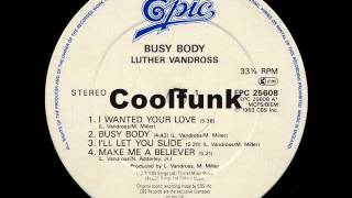 Luther Vandross - I Wanted Your Love (Electro Disco-Funk 1983)