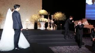 Donghae &amp; Eunhyuk singing Oppa Oppa on Ahra's wedding