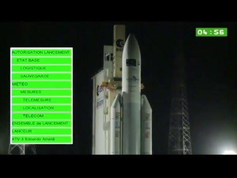 Arianespace Lancement VA205 / ATV3 Edoardo Amaldi (VF)