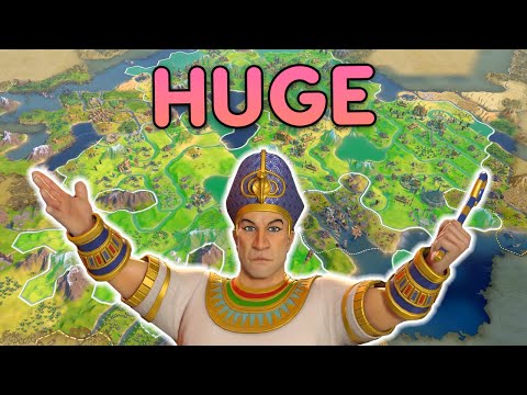 My Empire is HUGE and we're about to kick into HIGH gear - Civ 6 Ramses Egypt Leader Pass