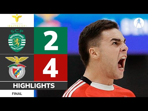 Sporting vs Benfica (2-4) | HIGHLIGHTS FINAL ELITE CUP