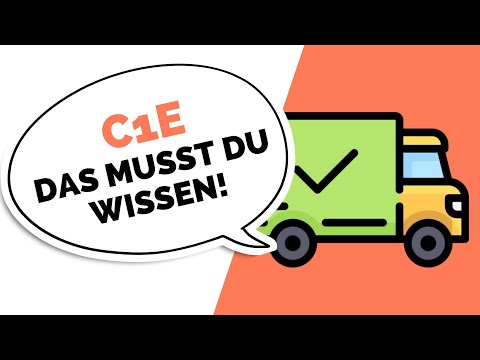 Lkw mit Anhänger - Was darf ich mit der Klasse C1E fahren?