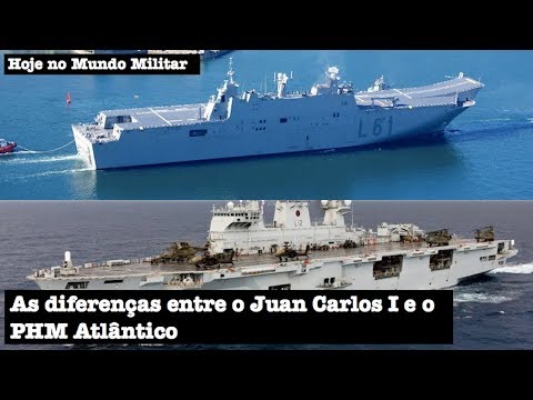 As diferenças entre o Juan Carlos I e o PHM Atlântico