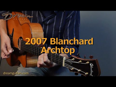 2007 Blanchard Archtop, Maple/Spruce image 26