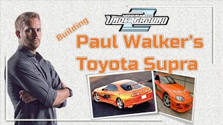 Building Paul Walker Toyota Supra - Need For Speed Underground 2  [HD]