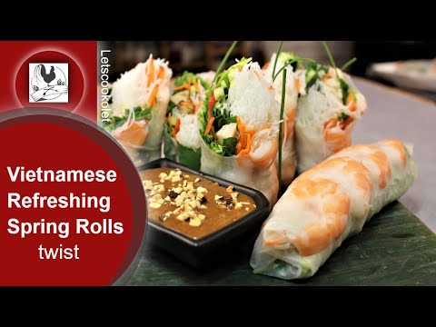 Vietnamese Spring Rolls - Refreshing Appetizer Recipe