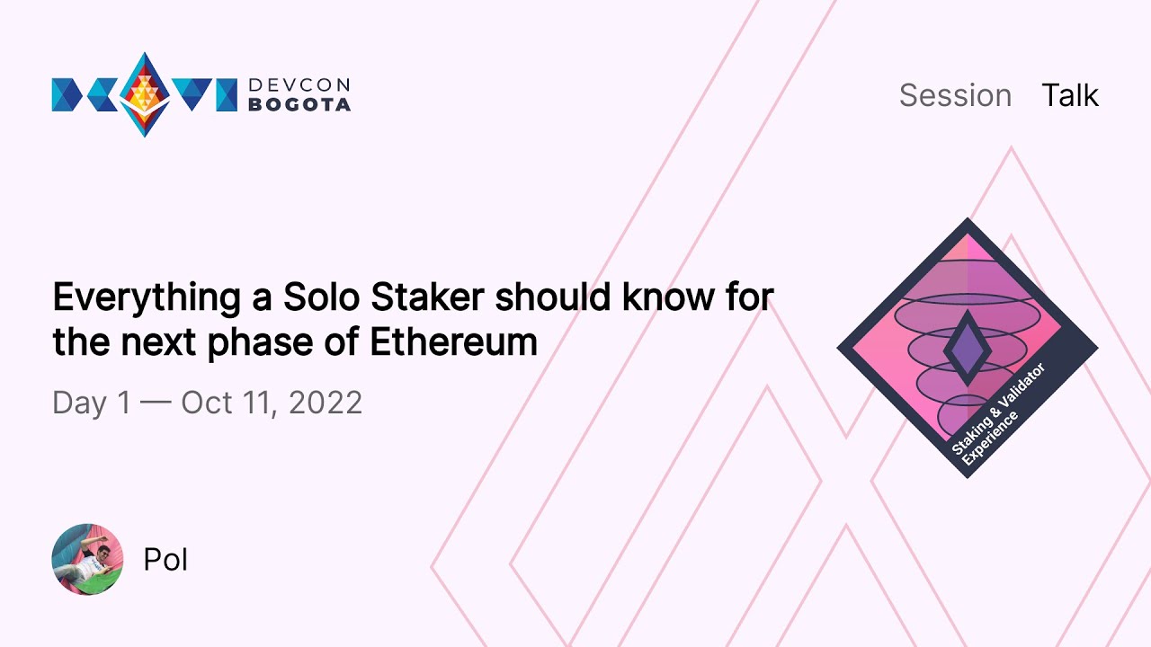 Everything a Solo Staker Should Know for the Next Phase of Ethereum preview
