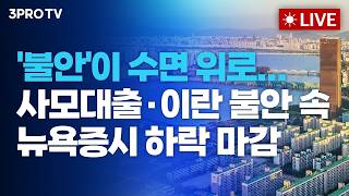'불안'이 수면 위로...사모대출·이란 불안 속 뉴욕증시 하락 마감_26.02.20. | 여도은, 박명석, 김연수 [월스?