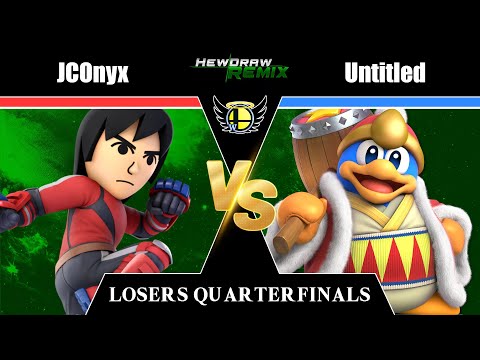 JCOnyx (Mii Brawler) VS Untitled (Dedede) | NOTCADE Summer Series #5 - HDR Losers Quarterfinals