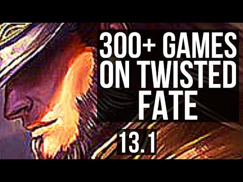 TWISTED FATE vs YASUO (MID) | 3/0/8, Rank 5 TF, 1.5M mastery, 300+ games | KR Master | 13.1