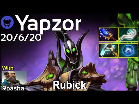 Support Yapzor [Secret] plays Rubick!!! Ward spots shown! Dota 2 7.22