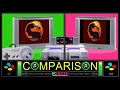 4 3 Vs 8 7 Mortal Kombat II SNES Vs SNES Side By Side Comparison Dual Longplay VCDECIDE