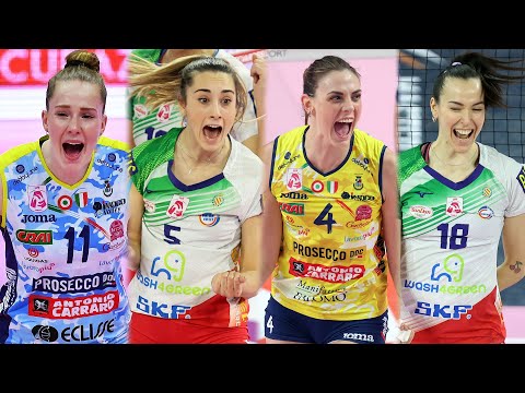 ALL "MEGA RALLY" of the Match Conegliano - Pinerolo | Lega Volley Femminile 2022/23