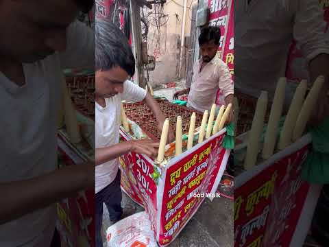 Haridwar Most Famous Stick Kulfi Making From Scratch at Extreme Level | Indian Street Food