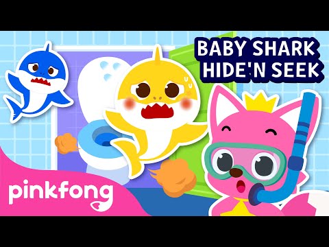 Toot Toot, Hide and Seek with Shark Family | Baby Shark Story Songs | Pinkfong Songs for Children