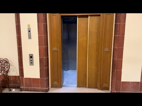Old 1960 Flohr-OTIS Elevator at Town Hall, Berlin-Schöneberg