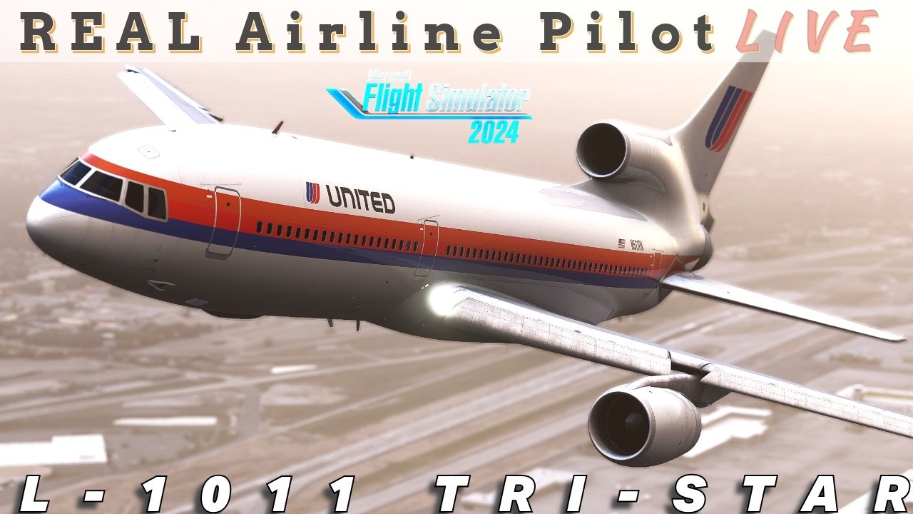 Taming the Iron Giant | Low Vis OPS | BOS-ORD | L1011 Tri-STAR | Real Airline Pilot #msfs2024 #ini