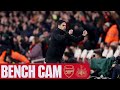 BENCH CAM | Arsenal vs Newcastle United (4-1) | All the goals, drama and celebrations from N5!