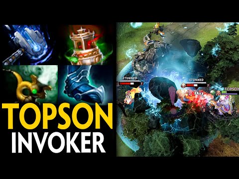 TOPSON INVOKER DOMINATES EVERY GAME WITH THIS BUILD | Dota 2 Invoker