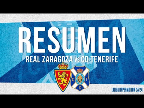 Real Zaragoza S.A.D. 3-1 CD Club Deportivo Tenerif...