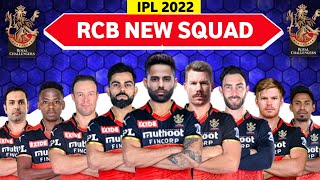 IPL 2022 - Royal Challengers Bangalore Full Squad | rcb 2022 squad