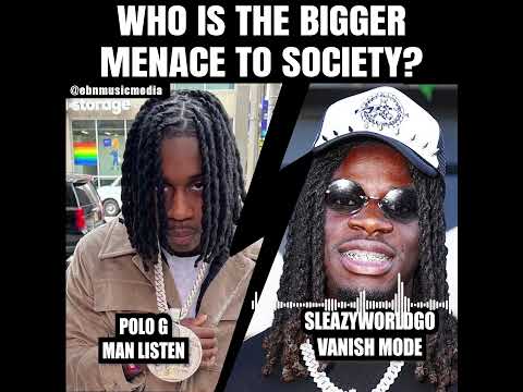 Who is the Bigger Menace to Society? | Polo G vs Sleazyworld Go | #shortsviral