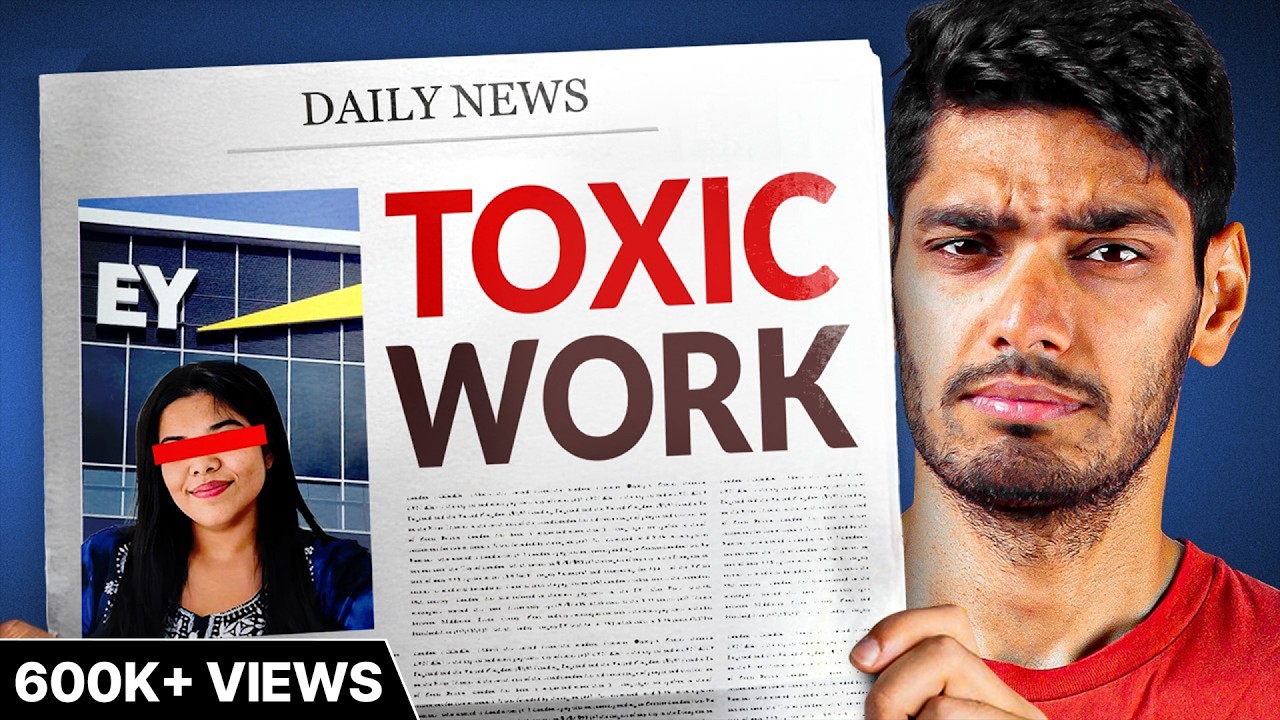 The Toxic Reality Of Indian Work Culture | EY Death ft. @mohak_mangal