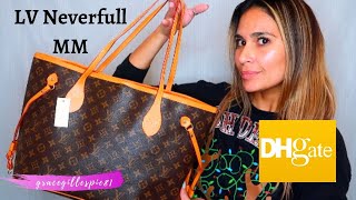 Bougie on a Budget | Neverfull MM Unboxing | My First Replica from Dhgate | Monogram Canvas
