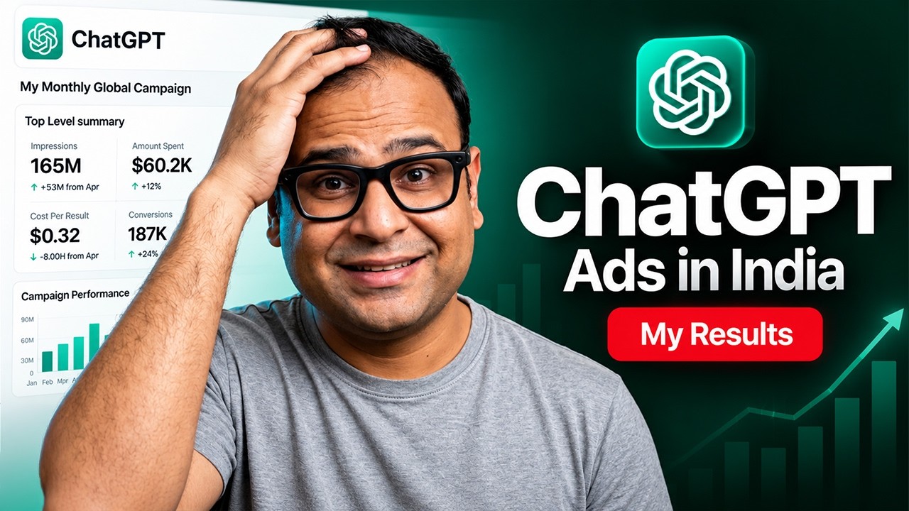 I ran ChatGPT Ads in India - Umar Tazkeer