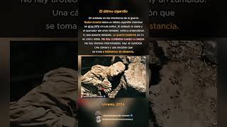 Un soldado fumando mientras la muerte volaba sobre su cabeza #DronesFPV #Historias