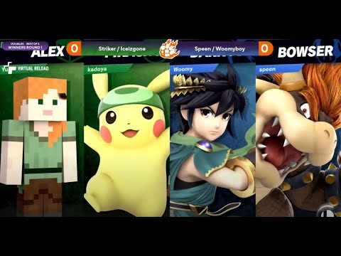 CSS 40 Doubles - W - Iceizgone & Striker (Steve/Pika) vs Woomyboy & Speen (DPit/Bowser/Yoshi) - SSBU