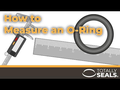 Part of a video titled How to Measure an O Ring (with only basic tools) - YouTube